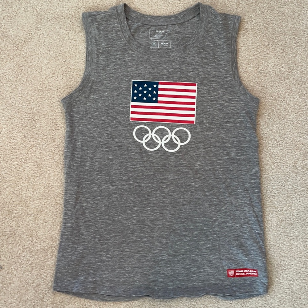 USA Rio Olympics girls tank top. Size 14